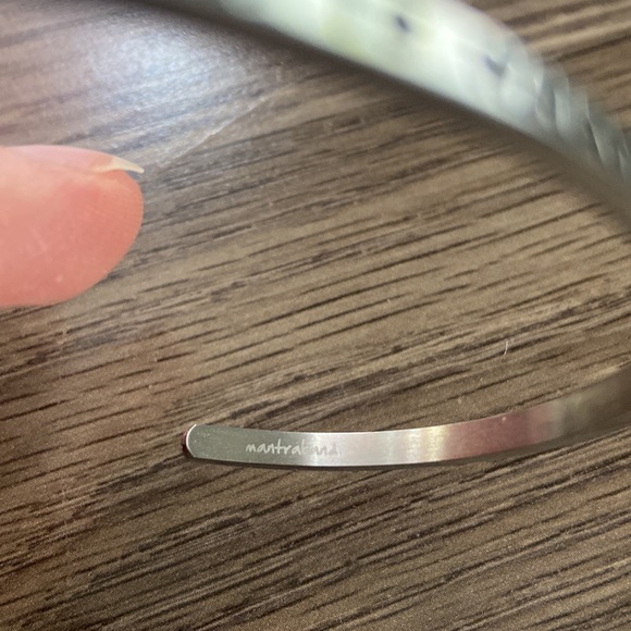 Mantraband in silver: it is what it is - Picture 3 of 3